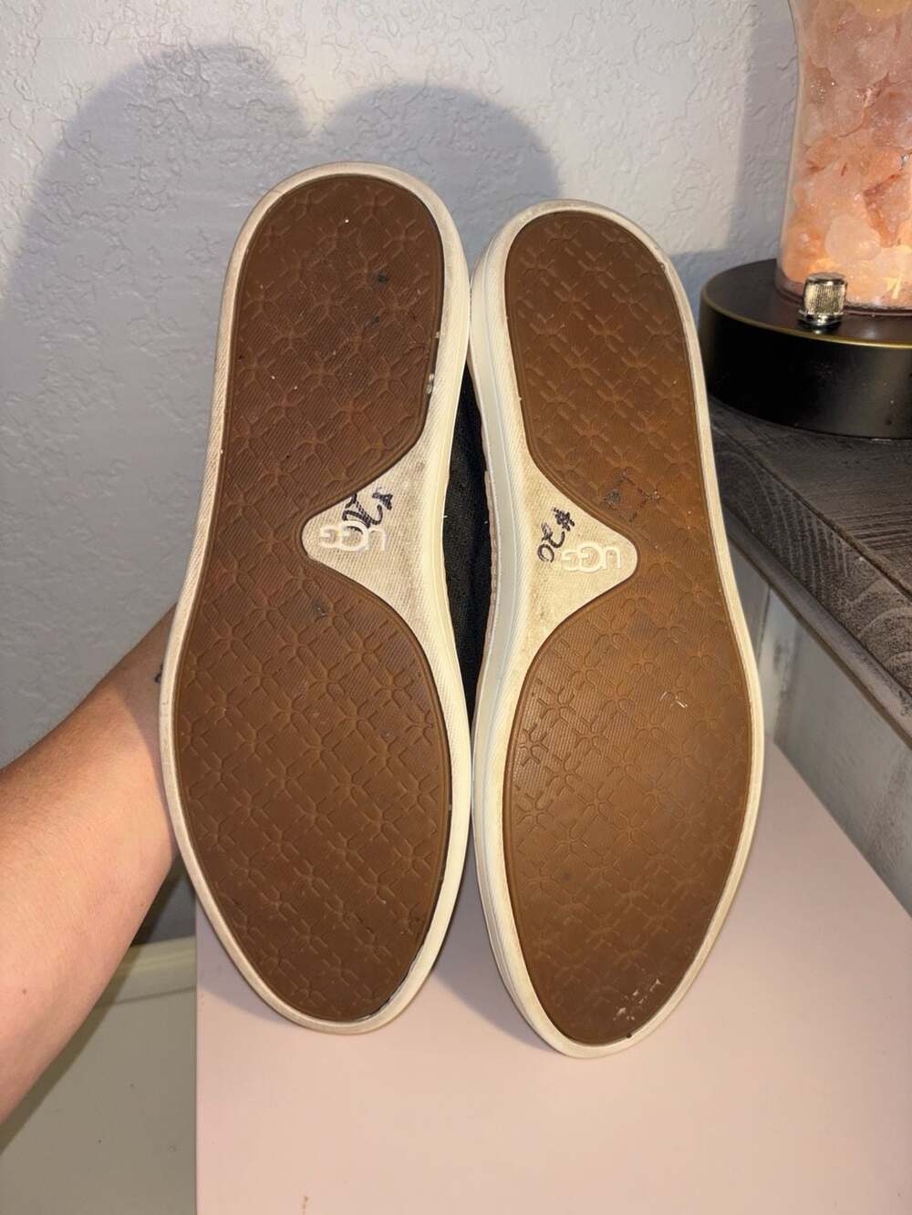 O2: Sammy Chevron black comfy stylish fun daily slip on 8 - Picture 2 of 6